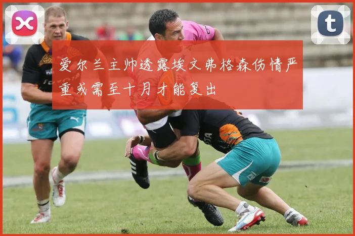 爱尔兰主帅透露埃文弗格森伤情严重或需至十月才能复出